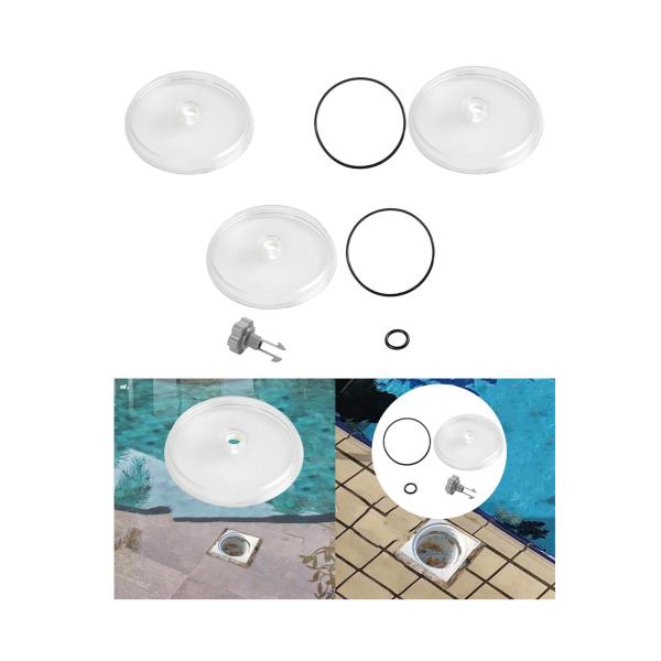 プールポンプストレーナー蓋カバー 丸型交換可能プールポンプ蓋アクセサリー