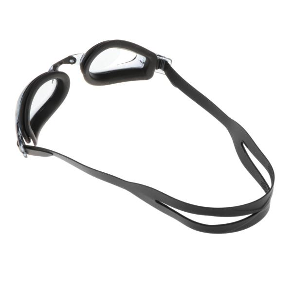 スイミングゴーグル 軽量 漏れ防止 プール シュノーケリング ブラック