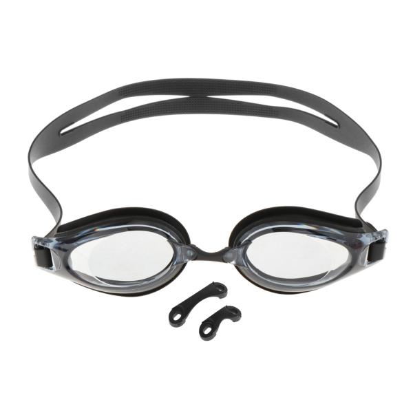 スイミングゴーグル 軽量 漏れ防止 プール シュノーケリング ブラック