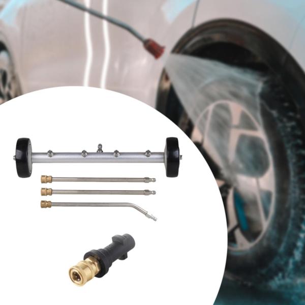 爆買 高圧洗浄機 アンダーボディ 洗車 水ほうき 表面クリーナーアタッチメント プレミアムアンダーキャリッジクリーナー 4000 PSI 歩道用 車体下部洗浄用