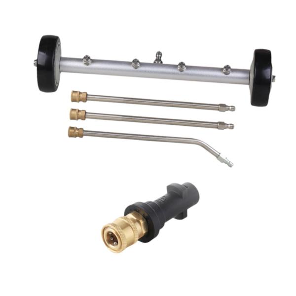 爆買 高圧洗浄機 アンダーボディ 洗車 水ほうき 表面クリーナーアタッチメント プレミアムアンダーキャリッジクリーナー 4000 PSI 歩道用 車体下部洗浄用