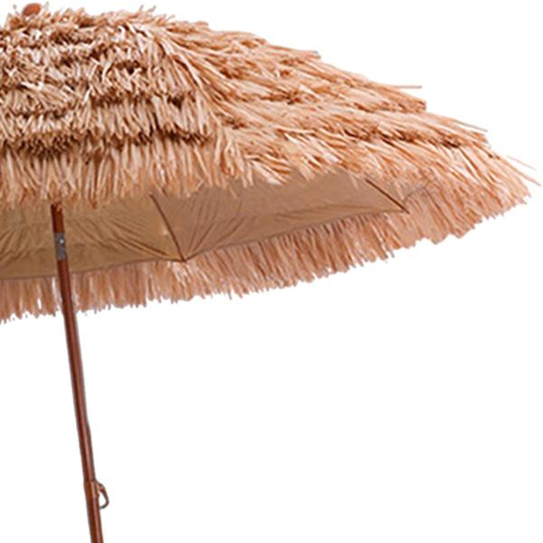 160cm キャノピー ハワイアン プール傘 パティオ傘 丈夫な金属リブ ビーチ傘 トロピカル装飾