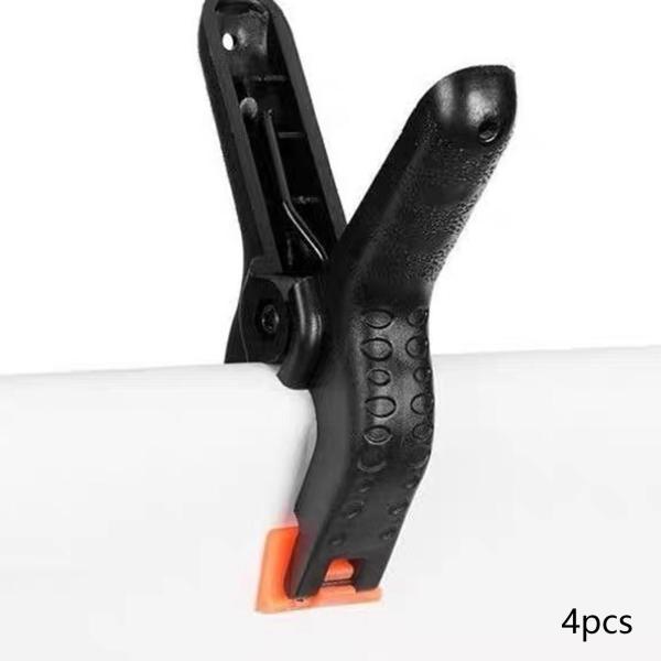 4個入り 写真用背景クランプ 背景クリップホルダー 4インチ 頑丈 スプリングクランプ クリップ 紙 布 キャンバス モスリン用