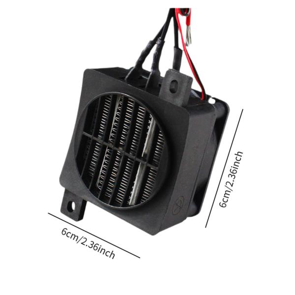 PTC 電気スペースヒーター 電気ヒーターファン DC 12V 卓上小型ウォーマー PTC セラミック加熱電気ヒーター 屋内用