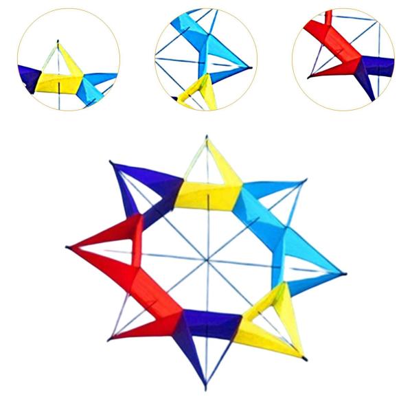 クリエイティブ凧 人気の クラシック装飾 再利用可能 頑丈な折りたたみ式  大きな凧 公園 海 アクティビティ スポーツ用