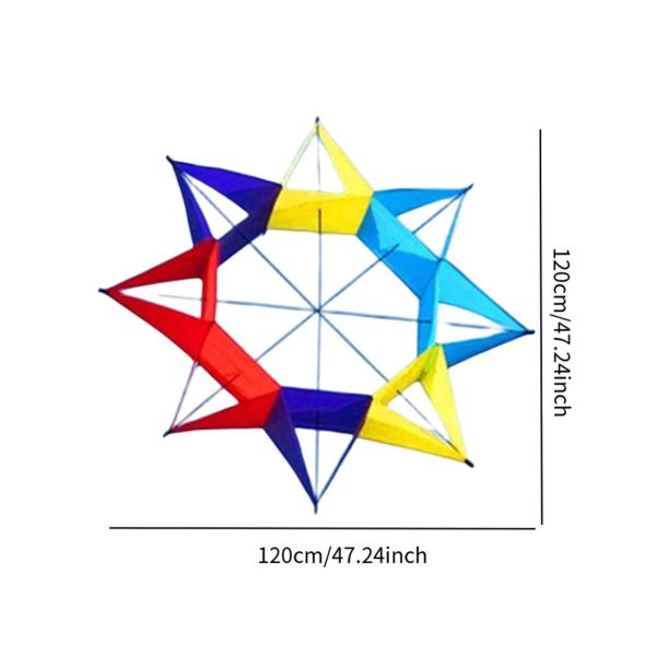 クリエイティブ凧 人気の クラシック装飾 再利用可能 頑丈な折りたたみ式  大きな凧 公園 海 アクティビティ スポーツ用