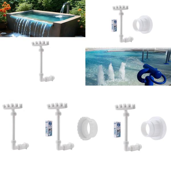 スイミングプールの滝の噴水スプレーフィッティングは、裏庭360アダプターなしで回転する交換