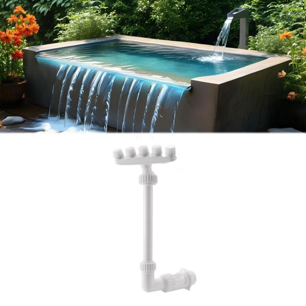 スイミングプールの滝の噴水スプレーフィッティングは、裏庭360アダプターなしで回転する交換