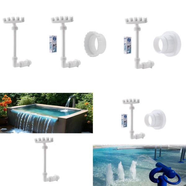 スイミングプールの滝の噴水スプレーフィッティングは、裏庭360アダプターなしで回転する交換