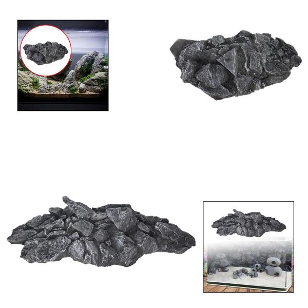 テラリウム設定用のPU材料人工岩飾り多機能39x24x8cm