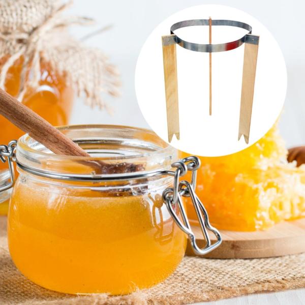 ハニーフィルターバッグスタンドハニーバケット養蜂家メッシュホルダーハニーストレーナーなし