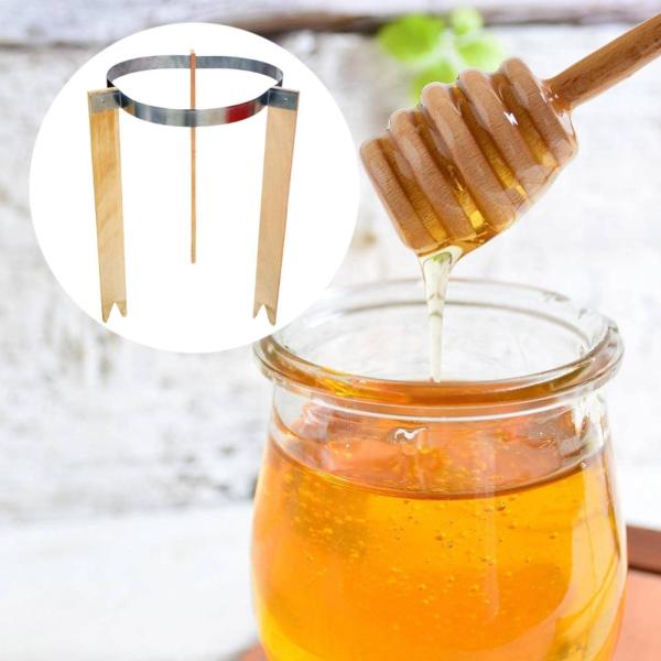 ハニーフィルターバッグスタンドハニーバケット養蜂家メッシュホルダーハニーストレーナーなし