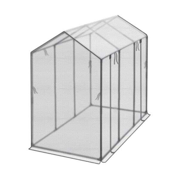 ミニ温室保護用品 簡単設置 多目的育苗植物カバーテント ポータブル温室キット 花用_4