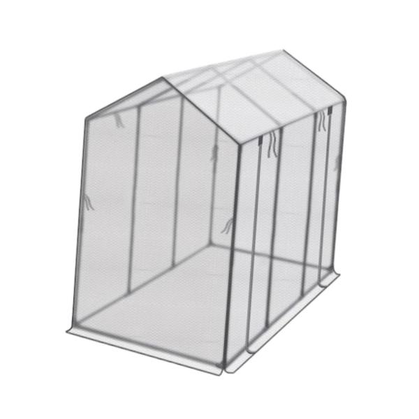 ミニ温室保護用品 簡単設置 多目的育苗植物カバーテント ポータブル温室キット 花用_5