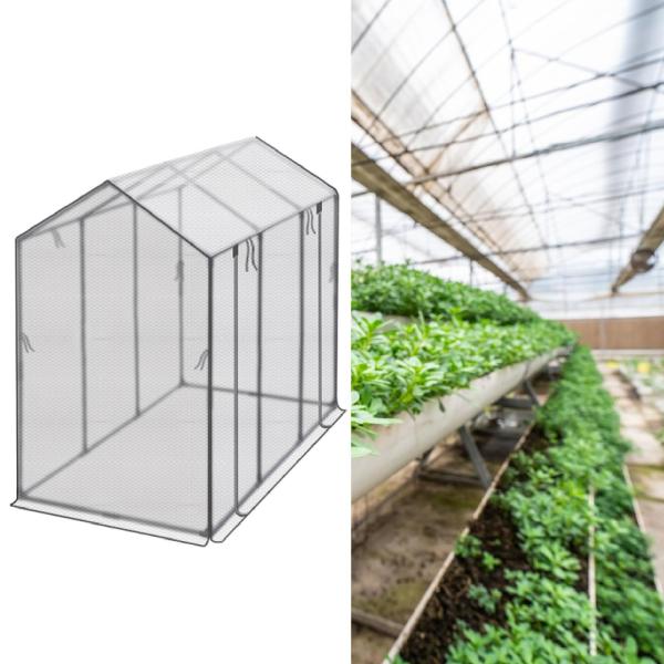 ミニ温室用品 苗床 植物カバーテント 屋外用 180cmx120cmx153cm