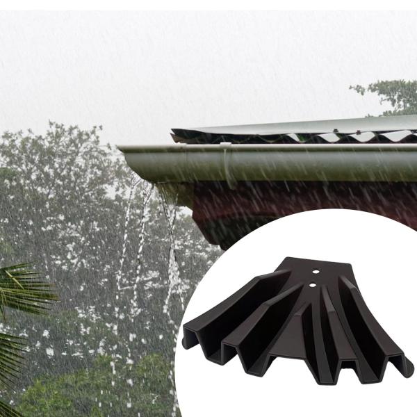 雨どいディスパーサー 効果的な縦樋ダイバーター 屋根用 屋外用 セメントブラウン