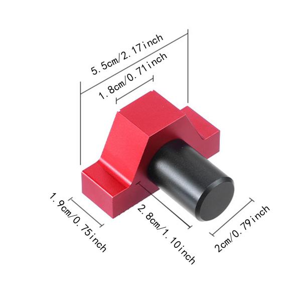 ワークベンチペグブレーキストップDIY木工ベンチドッグホーム家具作業者用20mm