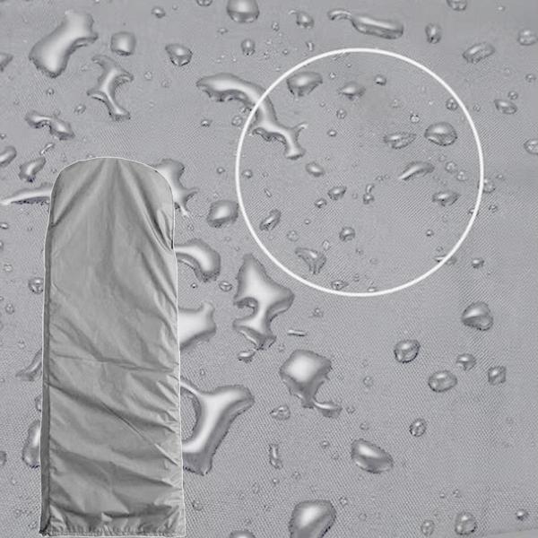 折りたたみ式はしごカバー ポータブルステップラダープロテクター 芝生 ガーデン ファームハウス用 50x124x6.5cm グレー