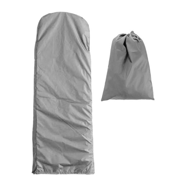 折りたたみ式はしごカバー ポータブルステップラダープロテクター 芝生 ガーデン ファームハウス用 50x124x6.5cm グレー