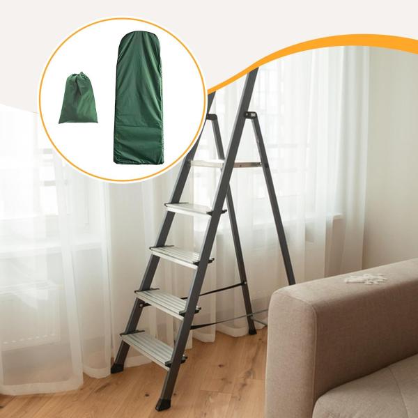 折りたたみ式はしごカバー ポータブルステップラダープロテクター 芝生 ガーデン ファームハウス用 50x154x6.5cm グリーン