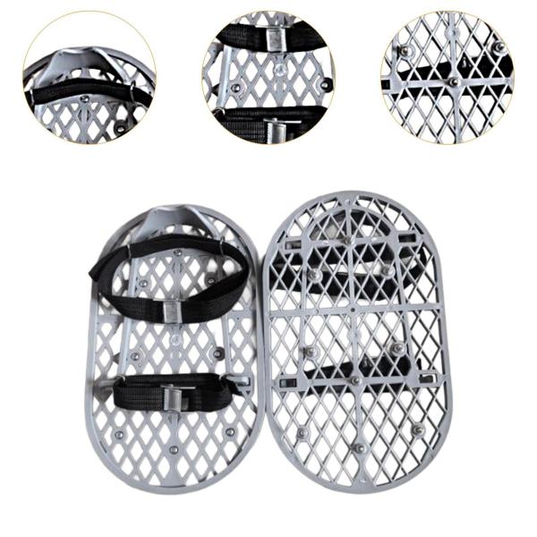 コンクリート仕上げ靴 軽量 実用的 プロフェッショナル 床地面用 金属バックルスパイク