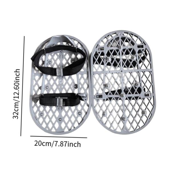 コンクリート仕上げ靴 軽量 実用的 プロフェッショナル 床地面用 金属バックルスパイク