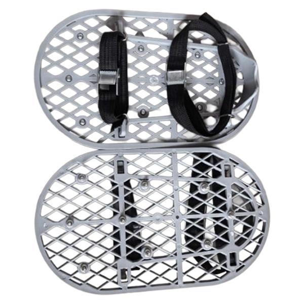 コンクリート仕上げ靴 軽量 実用的 プロフェッショナル 床地面用 金属バックルスパイク