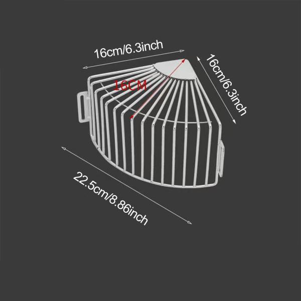 ステンレススチール製雨樋フィルターストレーナーパイプガード 下水道ガーデンバルコニー用 22.5cmx16cmx16cm