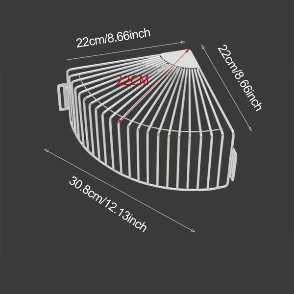 ステンレススチール製雨樋フィルターストレーナーパイプガード 下水道ガーデンバルコニー用 30.8cmx22cmx22cm