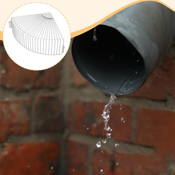 ステンレススチール製雨樋フィルターストレーナーパイプガード 下水道ガーデンバルコニー用 30.8cmx22cmx22cm