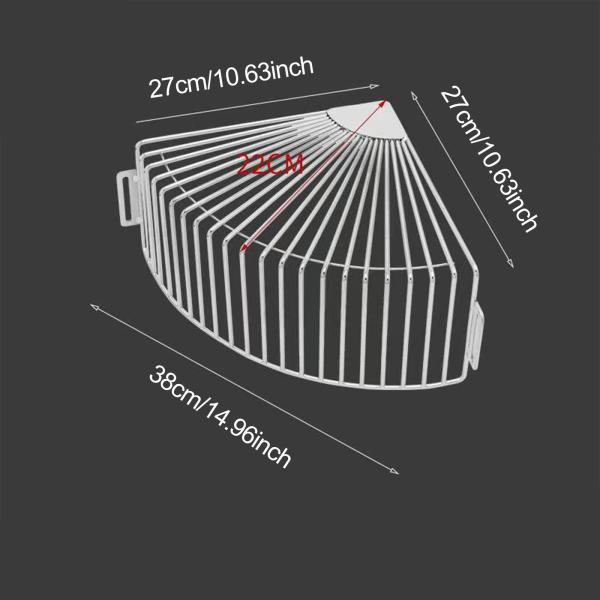 ステンレススチール製雨樋フィルターストレーナーパイプガード 下水道ガーデンバルコニー用 38cmx27cmx27cm