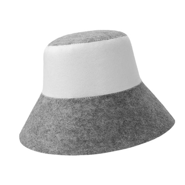 サウナハット 耐久性 ギフト 実用的 軽量 通気性 サウナアクセサリー グレー ホワイト スタイル B