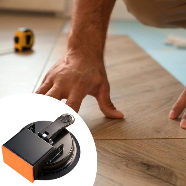 床隙間固定ツール 強力で効率的な板グラバー 木材 花崗岩 ガラス用 ブラック