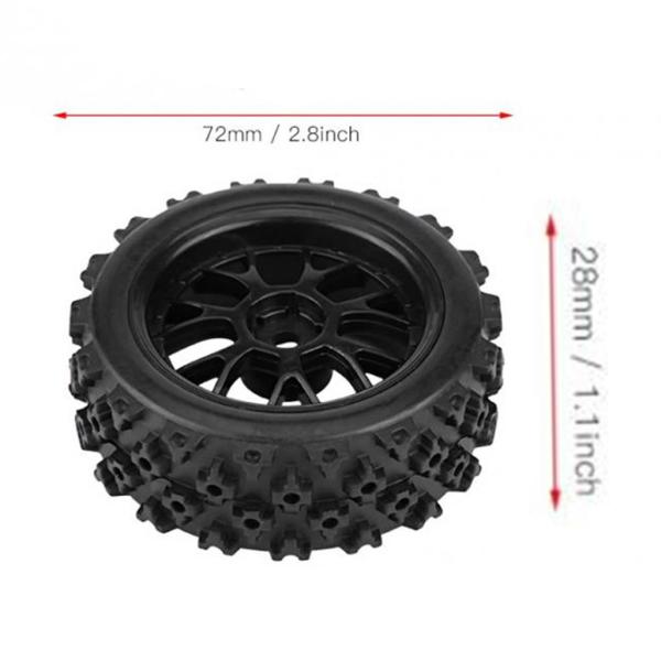 HPIサベージ用タイヤ・ホイール（サベージ等モンスタートラック用） Amazon | LAFEINA 2個 165mm 1/8 モンスタートラックタイヤとビード
