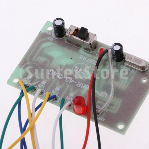 2.4Gリモコンキット RCカー部品 受信機 DIY レシーバーアクセサリー コントローラー リモコン玩具車 子供用 玩具カーアクセクリ