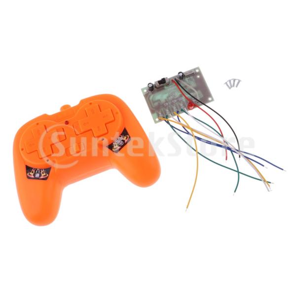 2.4Gリモコンキット RCカー部品 受信機 DIY レシーバーアクセサリー コントローラー リモコン玩具車 子供用 玩具カーアクセクリ