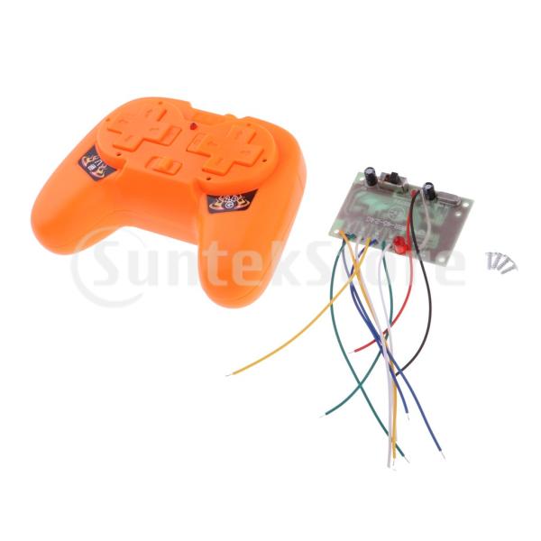 2.4Gリモコンキット RCカー部品 受信機 DIY レシーバーアクセサリー コントローラー リモコン玩具車 子供用 玩具カーアクセクリ