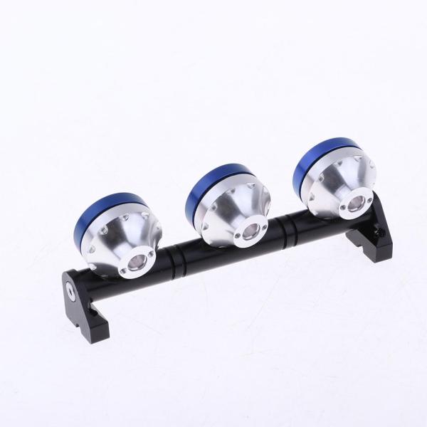 RCカー用3ピース1 / 10LEDライトバーTRX4D90アキシャルSCX10ブルー