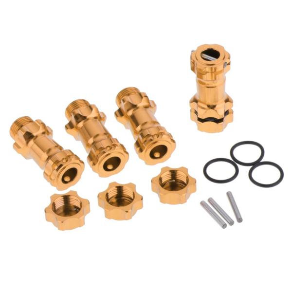 HSP 94087 1/8 RCカーゴールデン用17mm六角ハブ30mm延長アダプターコンバイナー