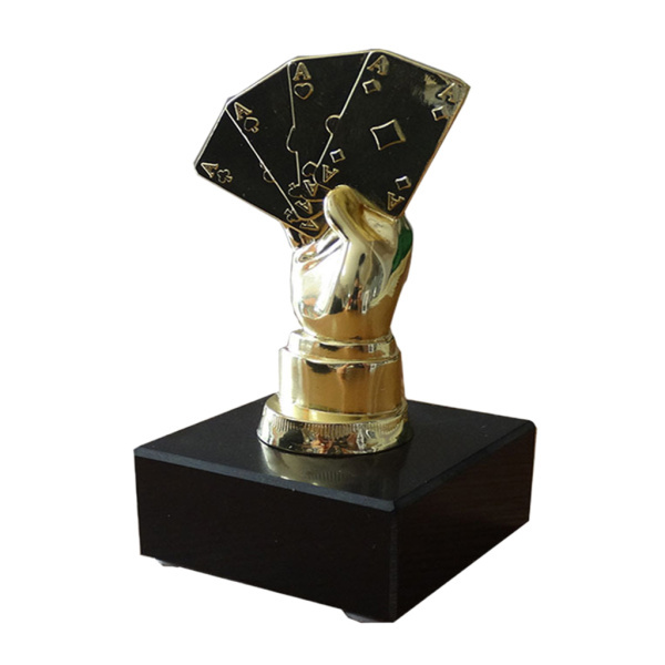 ポーカートロフィー 合金 カップ 優勝者 記念品 全3色｜stk-shop｜02