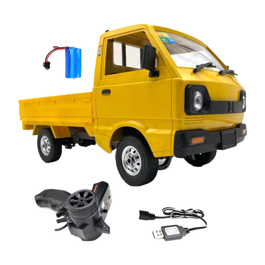 1/10スケール WPL D12 RCトラック カーモデル シミュレーション RCおもちゃ 全2カラー黄色｜stk-shop｜02