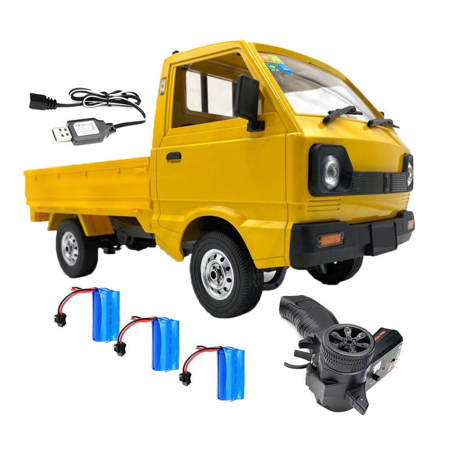 1/10スケール WPL D12 RCトラック カーモデル シミュレーション RCおもちゃ 全2カラー黄色｜stk-shop｜04