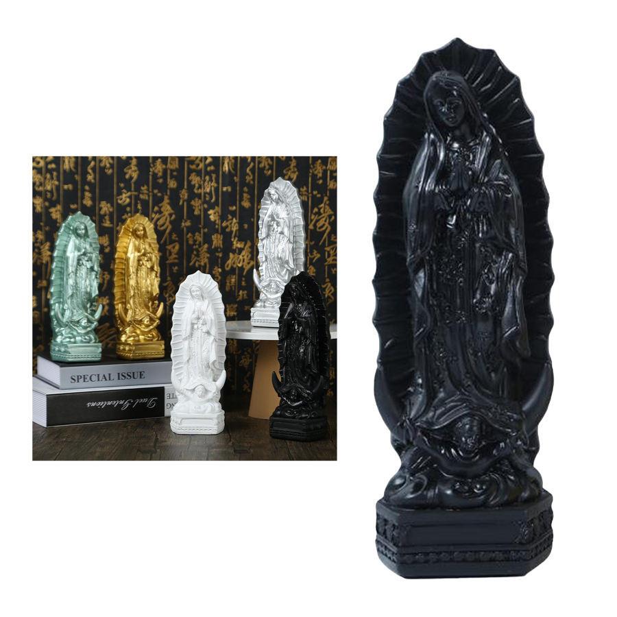 633円 セール商品 聖母マリア像宗教的な家の装飾彫刻カトリックフィギュアシルバー