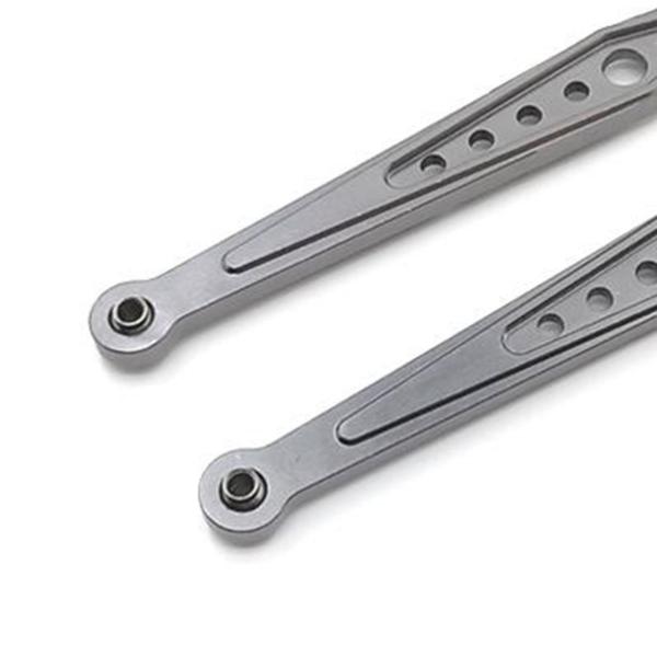 2x 1 / 12RCカーサスペンションリンクロッドスペアパーツRCWltoysカーグレー用