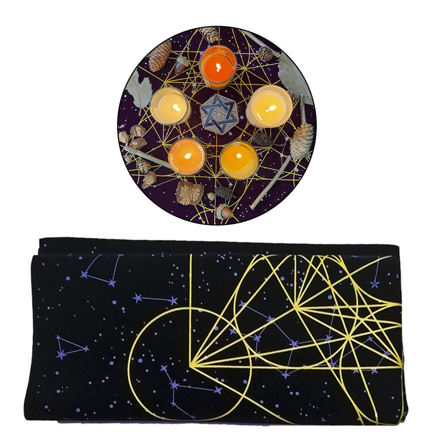 占星術タロットカードゲームテーブルクロスレトロカードクリスタルグリッドテーブルクロス装飾毎日世帯｜stk-shop｜02