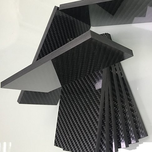 125x75x0.5mm 3K カーボン板 炭素繊維積層板シート カーボンファイバープレート 織りパネルシート