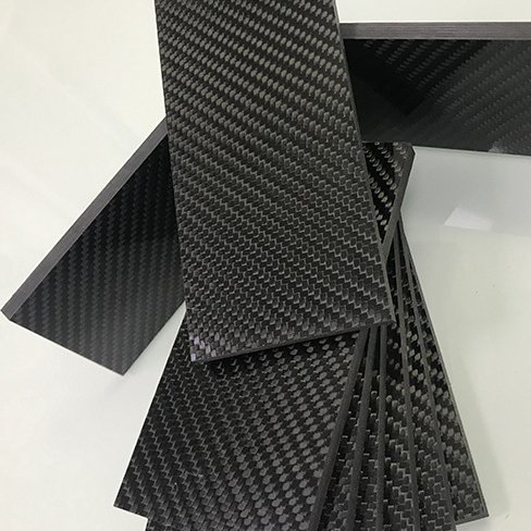 125x75x0.5mm 3K カーボン板 炭素繊維積層板シート カーボンファイバープレート 織りパネルシート
