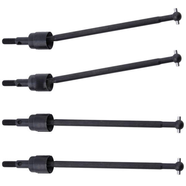 4xメタルRCユニバーサルドライブシャフトドッグボーンCVDパーツセットHSPに適合9411194108941701 / 10RCモデルカー