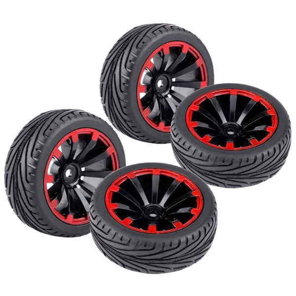 高級ブランド WLtoys144001オン/オフロードカースペアパーツ用の75mmRCタイヤ パーツ