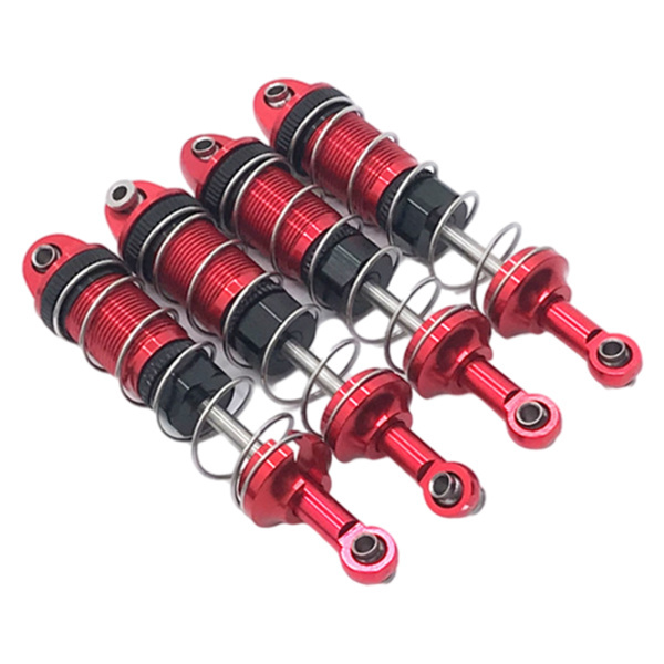 安い購入 4xRCクローラーカーメタル??74mmショックアブソーバーダンパー1 ダーツ